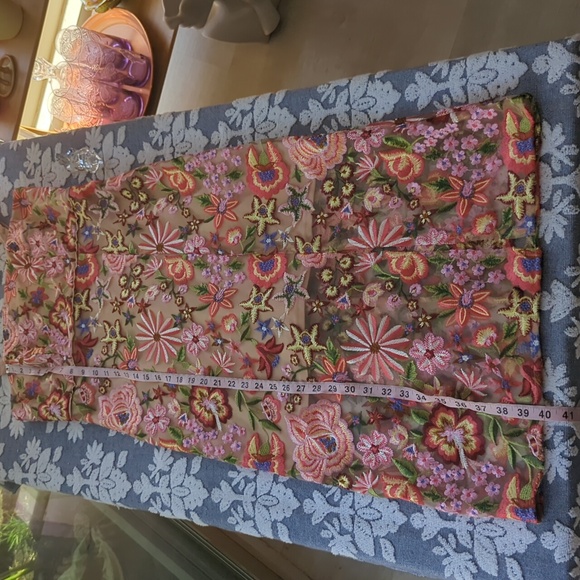 Sam Edelman Floral Embroidered Midi Sheath Dress New with Tags - Picture 11 of 12